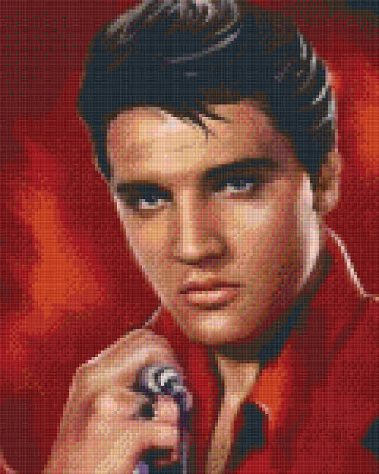 Elvis Presley Nine [9] Baseplates Pixelhobby Mini mosaic Art Kit